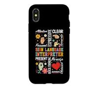 ASL Interpreter American Sign Language Translator Case for iPhone X/XS