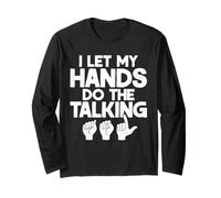 ASL Interpreter American Sign Language Translator Long Sleeve T-Shirt