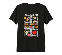 ASL Interpreter American Sign Language Translator Premium T-Shirt