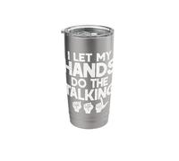 ASL Interpreter American Sign Language Translator Stainless Steel Insulated Tumbler