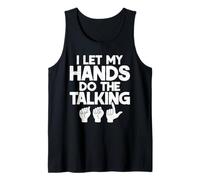 ASL Interpreter American Sign Language Translator Tank Top