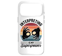 ASL Interpreter Deaf Sign Language ASL Case for iPhone 17 Pro Max