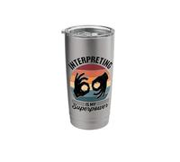 ASL Interpreter Deaf Sign Language ASL Stainless Steel Insulated Tumbler