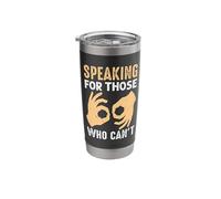 ASL Interpreter Deaf Sign Language ASL Stainless Steel Insulated Tumbler