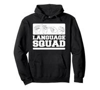 ASL Interpreter Sign Language Pullover Hoodie