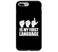 ASL Is My First Language American Sign Language Deaf Culture Case for iPhone 7 Plus/8 Plus