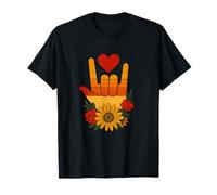 ASL Love Language Sign Valentine’s Day Love Hand Gesture T-Shirt