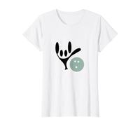 ASL Sign Language Love Bowling for Bowlers Value Graphic T-Shirt, Women, White, M