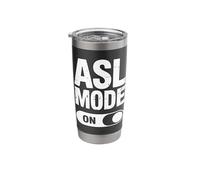 ASL Sign Language Student ASL Interpreter Stainless Steel Insulated Tumbler
