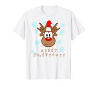 ASL T-Shirt Sign Language Deaf Christmas Reindeer Value Graphic T-Shirt