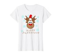 ASL T-Shirt Sign Language Deaf Christmas Reindeer Value Graphic T-Shirt