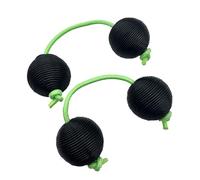 Aslatua African Shaker Rattles Double Gourd Polyrhythmic Single Hand Percussions Instrument Rhythmic Globes Kid Adult Musical Rhythm Music Toy