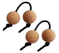 Aslatuas Rhythmic Ball - Asalato Percussion Instrument, African Shaker Balls, Handheld Rhythm Ball, Musical Clacker, 2 Pairs Sound Maker, Portable Tribal Instrument Rhythmi