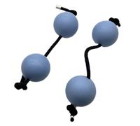 Aslatuas Rhythmic Music Eggs Shaker Rattles Double Gourd Asalato Fingertip Drum African Shaker Rattles Set