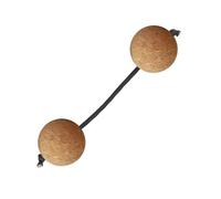 Aslatuas Rhythmic Sandball African Shaker Rattle Double Gourd Hand Percussion Instrument for Beginners Lovers Enduring Musician Tool