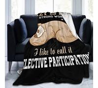 ASLIGI HOME STORE Sloth Blanket Super Soft Comfortable Warm Anti-Pilling Sloth Warm Blanket Suitable For All Seasons Bed Linen Sofa And Plush Decoration Travel Camping Blanket 100x130cm