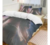 ASLKXOPEMG 3 Piece Bedding Sets Michael Jackson Duvet Cover With 2 Pillow Case Soft Microfiber Wrinkle Resistant Decorative Duvet Cover with Hidden Zipper 79"x90"