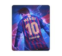 ASLKXOPEMG Mouse Mat Washable Mouse Pads with Non-Slip Rubber Base Barcelona Messi Mousepad Waterproof Keyboard Pads Portable Gaming Mouses Pad for Laptop Office Home Travel 25x30 CM