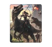 ASLKXOPEMG Mouse Mat Washable Mouse Pads with Non-Slip Rubber Base The Ark Survival Evolution Mousepad Waterproof Keyboard Pads Portable Gaming Mouses Pad for Laptop Office Home Travel 25x30 CM