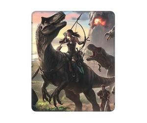 ASLKXOPEMG Mouse Mat Washable Mouse Pads with Non-Slip Rubber Base The Ark Survival Evolution Mousepad Waterproof Keyboard Pads Portable Gaming Mouses Pad for Laptop Office Home Travel 25x30 CM