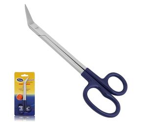 ASM Extra Long Handle Toenail Scissors Clippers - Heavy Duty Stainless Steel Thick Toe Nails Ingrown Fingernail Toenail 7.5" Chiropody Podiatry Pedicure Manicure Set Men & Women Nail Care