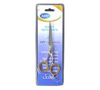 ASM Professional Hairdressing Barber Hair Scissors - Heavy Duty Stainless Steel Sharp Hairdressing Scissors for Cutting - Barber Hair Scissor for Women & Men, Adult (Silver, 6.5")