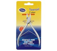 ASM® Toe Nail Clippers Nippers Cutters - Heavy Duty Stainless Steel Nail Clippers for Thick Nails Trimmer Fingernail Clipper Nail Care for Men & Women Toenail Clippers (ASMFLB-12CM)