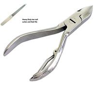 ASM Toe Nail Clippers With Nailfile For Thick Nails Ingrown Toenail Treatment - Heavy Duty Stainless Steel Nail clippers For Thick Fingernails - Ideal Mothers Day Gifts For Women