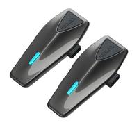 ASMAX S1 Helmet Bluetooth Headset with Smart Voice Control, 8 Riders Mesh Motorcycle Intercom, Bluetooth 5.4 with Audio Multitasking/Music Sharing/FM Radio, Fit for Snowmobile/ATV, 2 Pack