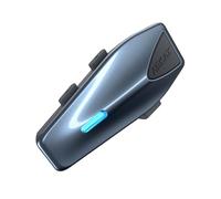 ASMAX S1 Motorcycle Bluetooth Headset with Smart Voice Control, 1 Pack | 8-Rider Mesh Helmet Intercom, 50 Riders via APP, ENC, Dual Chip Bluetooth 5.4, OTA Updates, Music Share, IPX7 Waterproof, FM