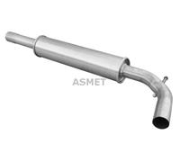 Asmet Exhaust Center Muffler for Seat Ibiza 1,4 16V 1,6 1,8 1,9 SDI