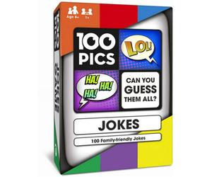 Asmodee 100 Pics Christmas Jokes - Brand New And Sealed