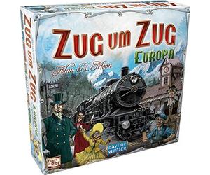 Asmodee 200098 "Ticket to ride: Europe" Boardgame - German Language Classic