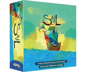 Asmodee - Allplay - SAIL - Board Games - Card Games - Cooperative Fold Game for ages 11+ - 2 Players - 20 Min - French Version