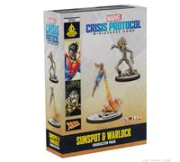 Atomic Mass Games Marvel: Crisis Protocol Character Pack - Sunspot & Warlock (CP153) - Tabletop Game - 168+ - 2 Players - 2020