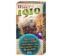 Asmodee Aventureros Al Tren Usa 1910 Board Game Spanish