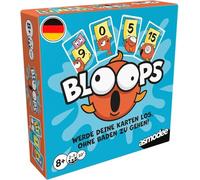 Asmodee, Bloops, German Version, Funny Family Game for 2-5 Players from 8 Years, Card Game with 10 Minutes Playing Time per Game