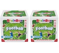 Asmodee BrainBox Football - The Fun & Educational Quick-Fire Memory Game | Massively Popular Brain-Challenge for Families & Fans | Simple to Learn, High-Energy Fun | 1+ Players, Ages 8+, 10 Mins