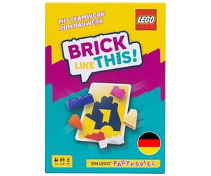 Asmodee Brick Like This! The Official Lego Party Game - Fast, Fun Building Game for Families, Children, Teenagers and Adults - 15 Minutes, for 2-8 Players from 7 Years, German Version