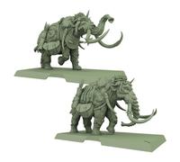 Asmodee Canción De Hielo Y Fuego Mamuts De Guerra Board Game Spanish Version Green