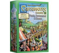 Asmodee Carcassonne - Extension 8: Bridges, Fortresses & Bazaars (2-5 Players, 8+)
