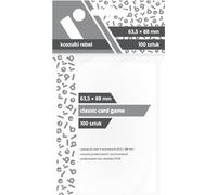 Asmodee, Classic Card Game Card Sleeves 63 x 88 mm Pack of 100