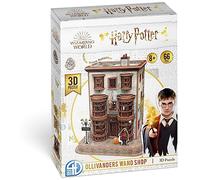 Asmodee CubicFun, Harry Potter Boutique Ollivander, Wand Manufacturers, Building Set, 3D Puzzle, 66 Pieces, Ages 8+ HPP51069