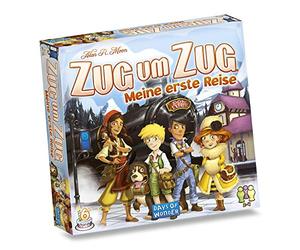 Asmodee Days of Wonder, Ticket to Ride - My First Journey, Children's Game, Board Game, 2-4 Players, From 6+ Years, 20+ Minutes, German