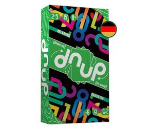 Asmodee, dnup, Fast Family Game for 2-5 Players from 8 Years, The Card Game that Turns Everything Upside Down with 15 Minutes of Playing Time per Game
