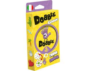 Asmodee: Dobble Classic Eco Blister Pack, Mini Version, Fun Card Game for the Whole Family, 5 Mini Games, 2-8 Players, 6+ Years, Italian Edition