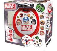 Asmodee | Dobble Marvel Emoji | Fun Family Card Game | Fast-Paced Observation Game | 15 Min Playtime | 2-8 Players | Ages 6 and up | Tin Box & 55 Car