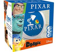 Asmodee | Dobble Pixar | Fun Family Card Game | Fast-Paced Observation Game | 15 Min Playtime | 2-8 Players | Ages 6 and up | Tin Box & 55 Cards