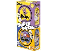 Asmodee | Dobble Super Pack (Camping + Classic) | Fun Family Card Game | Fast-Paced Observation Game | 15 Min Playtime | 2-8 Players | Ages 6 and up | Tin Box & 55 Cards