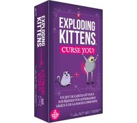 Asmodee - Exploding Kittens Curse You! - Exploding Kittens | Ambiance Card Game - Family Game - Ages 7 and Above - 2 to 5 Players - 15 min - French Version